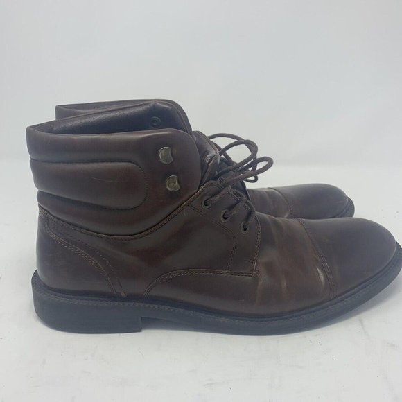 Kenneth Cole Reaction Men\'s Brown Shoes Hi Tops Boots Size 11M Leather main image 4